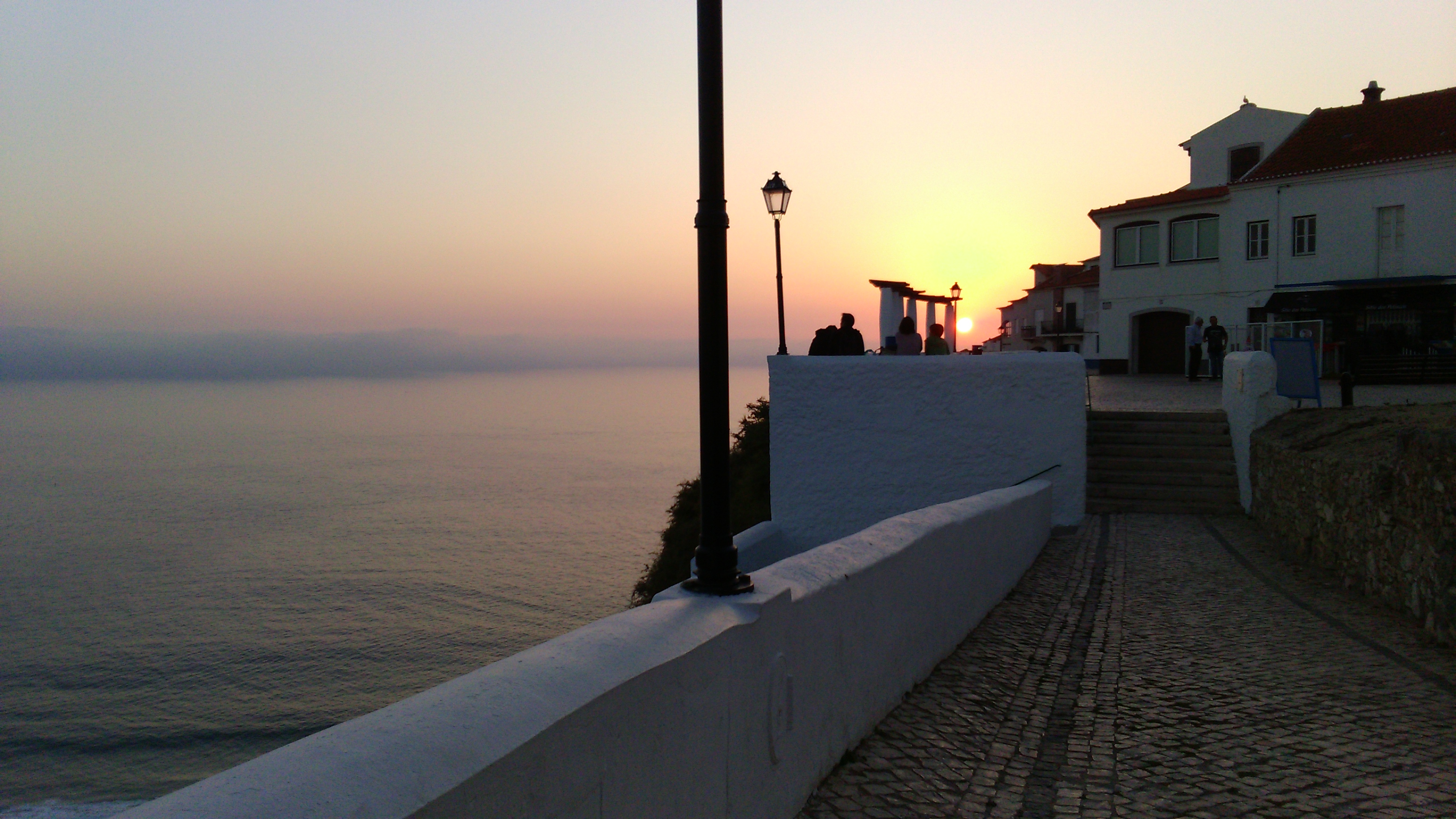 Sonnenuntergang in Nazare
